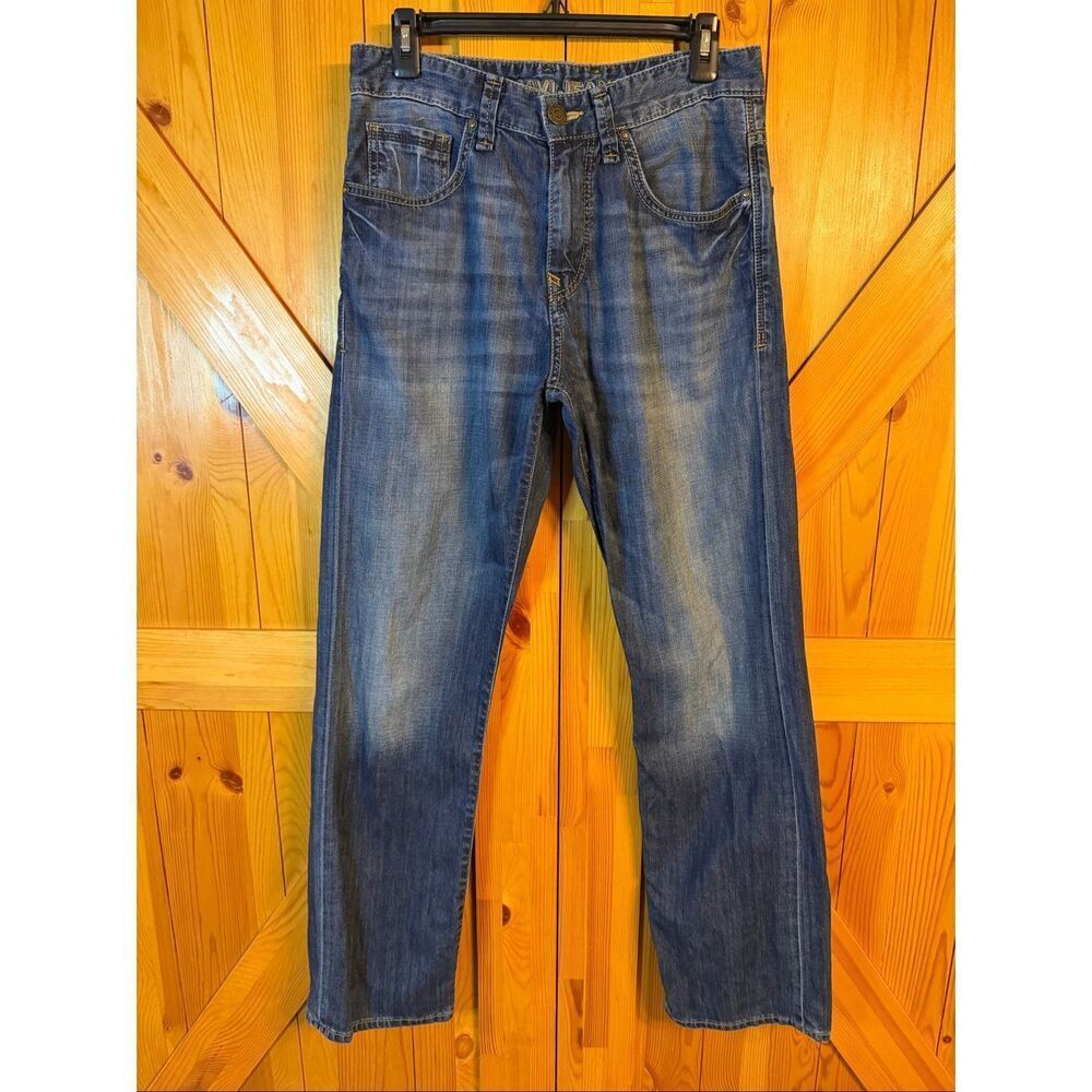 Mavi Jeans Mens 31x32 Mid-Rise Matt Straight Leg Distressed (6665)